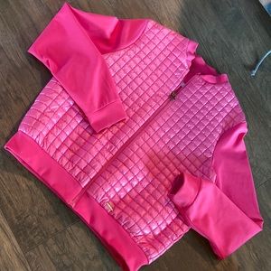 LA FURIA PINK QUILTED JACKET